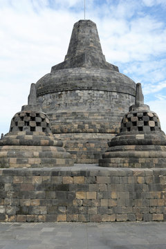 sito archeologico di Borobudur sull'isola di Java in Indonesia