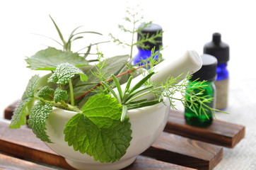 aromatherapy oils with herbs