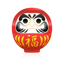 だるまのイラスト素材