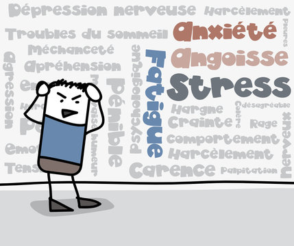 Nuage de tags - Mots-clés : Stress