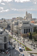 Fototapeta premium Gran Via, Madryt