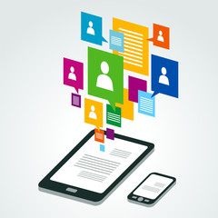 social icon group element