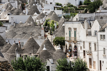 Trulli ad Alberobello, Puglia, Italia