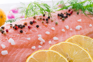 salmon raw