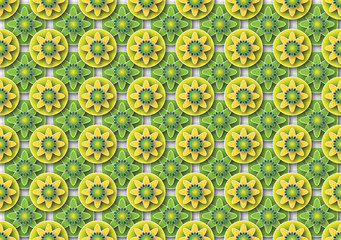 lime colored flowers