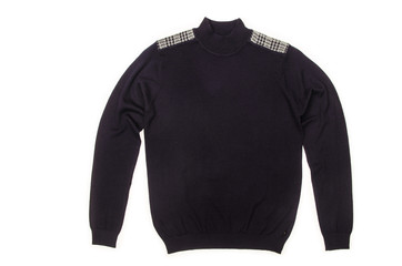 Male sweater isolated on the white