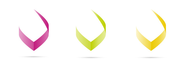 decorative letter V symbol