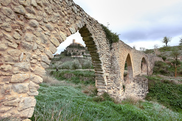 Stone arches and Castle