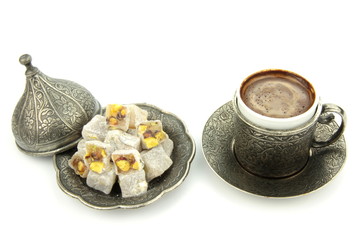 Turkish coffee and turkish delight