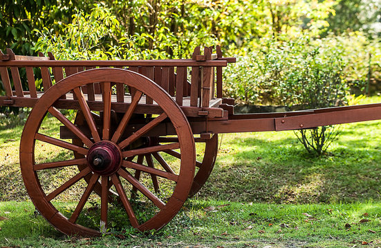 Old wooden cart