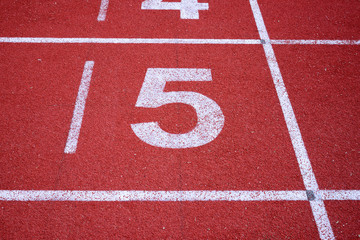 running track number