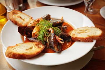 Seafood soup