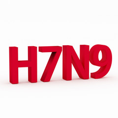 H7N9 flu or influenza virus