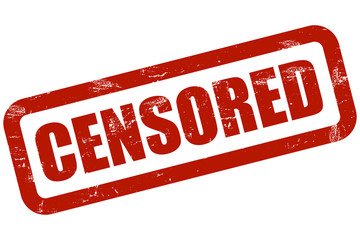 Grunge Stempel rot CENSORED