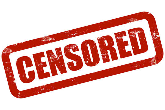 Grunge Stempel rot CENSORED