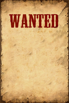 Retroplakat - Wanted