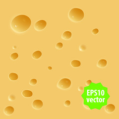 Vector seamless cheese pattern