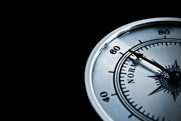 humidity gauge - humidity meter on black background