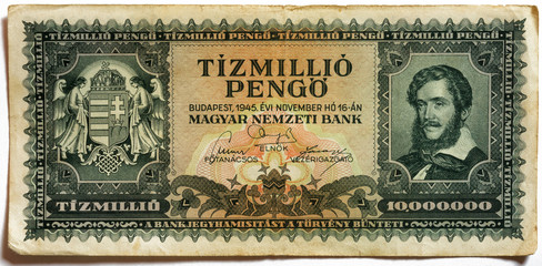 10 Million Pengo (front)