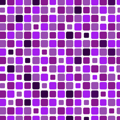Mosaic with square violet background