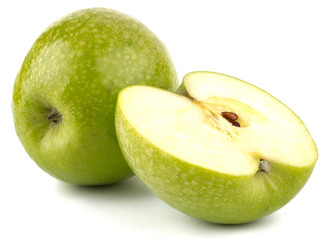 Green Apple isolated on white background