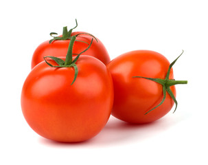 Ripe Tomato isolated on white background
