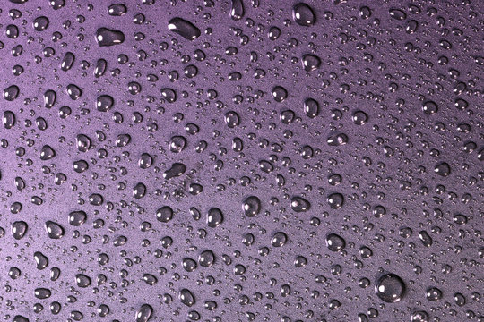 water drops close up background