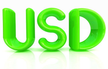 USD 3d text