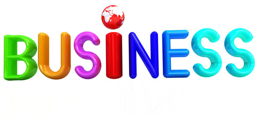 3d colorful text 