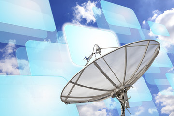 Satellite dish Communication