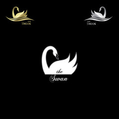 Obraz premium Swan labels