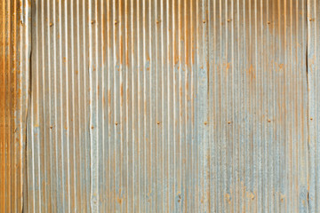 Grunge Corrugated Zinc Sheet