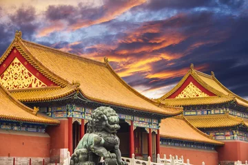 Foto auf Leinwand Die Verbotene Stadt Peking, China © TravelWorld
