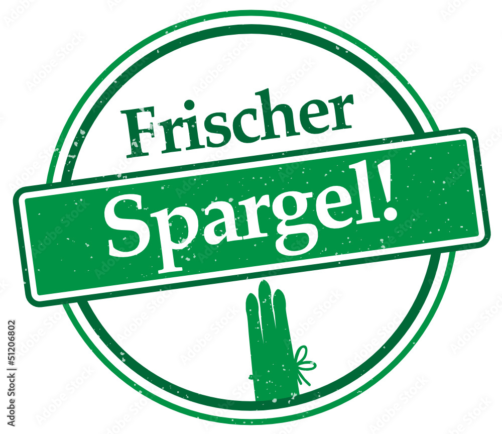 Poster Frischer Spargel