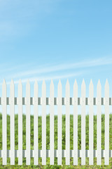 White picket fence