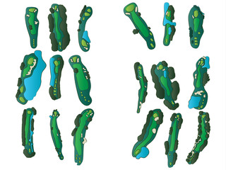 Golf Hole Layouts