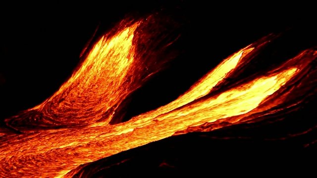 Lava flow, Hawaii