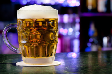 glass with beer
