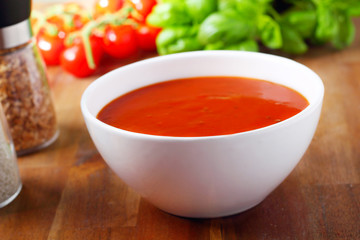 Tomato soup - Tomatensuppe