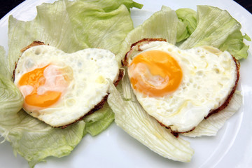 Spiegeleier Herzen