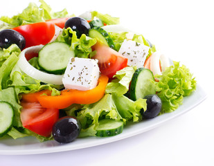 Fresh vegetable salad