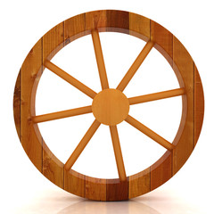 wooden wheel