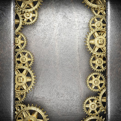 gear wheels on steel