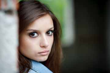 young female outdoors