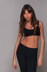 Fototapeta premium Beautiful healthy fitness woman
