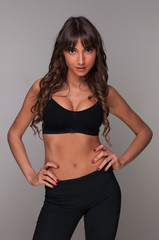 Fototapeta premium Beautiful healthy fitness woman