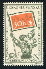 Pioneer and philatelic symbols