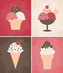 Ice Cream Posters Collection