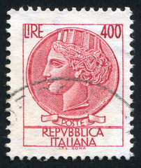 woman who symbolize Italy