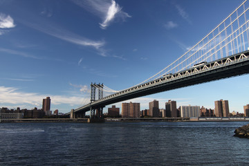 Fototapeta na wymiar Picture of the manhattan bridge in new york